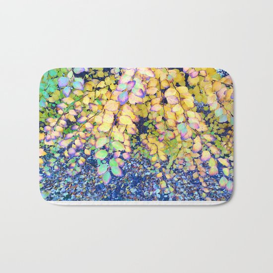 little leaves Bath Mat