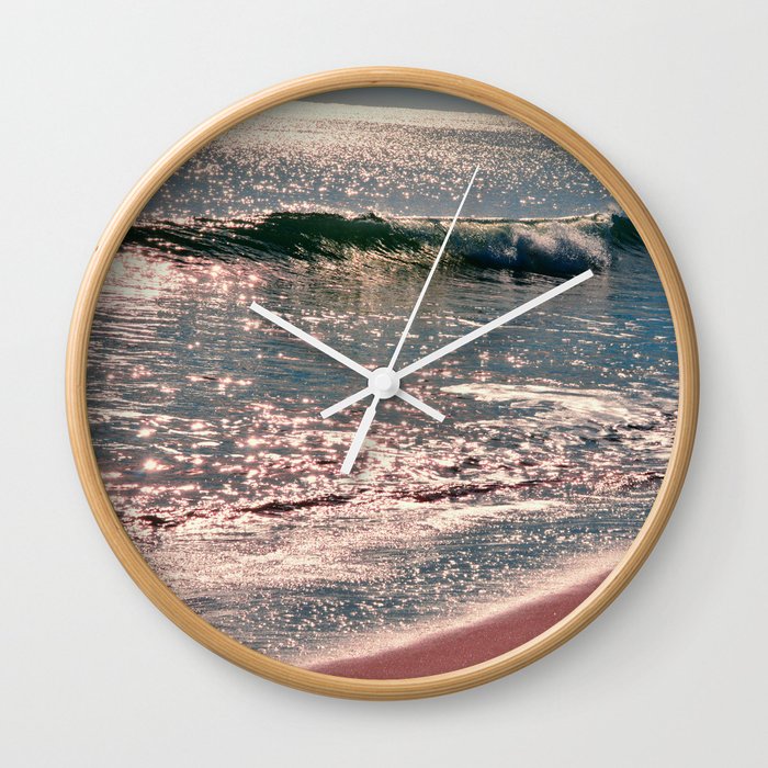 Sparkle Morning Sea Wall Clock
