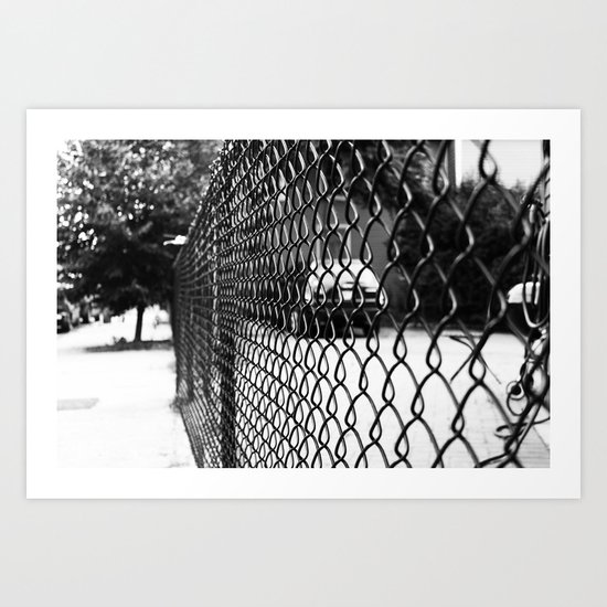 On the Fence Art Print
