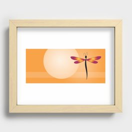 Dragonfly wrap - right Recessed Framed Print
