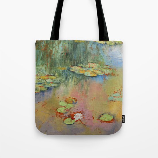 Water Lily Tote Bag