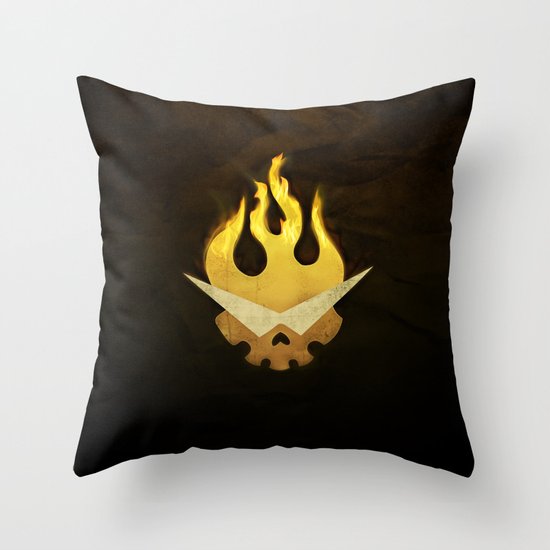 Gurren Lagann Movie Poster Throw Pillow