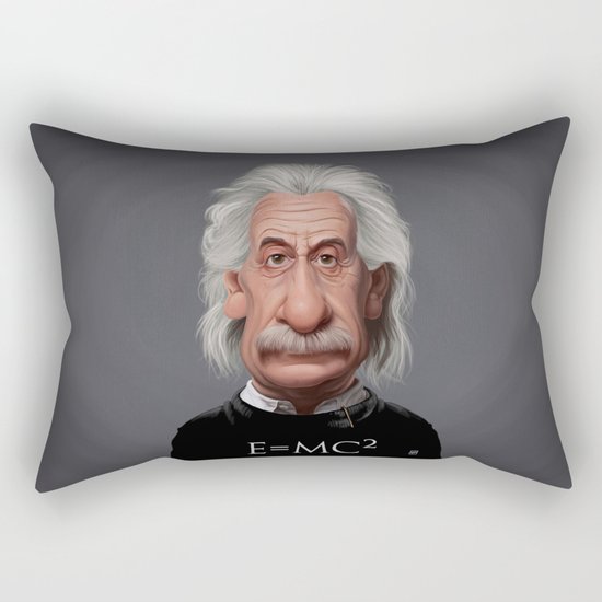 Celebrity Sunday ~ Albert Einstein E=MC² Rectangular Pillow