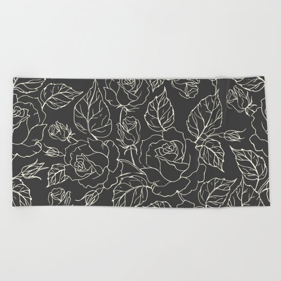flowers everywhere Beach Towel