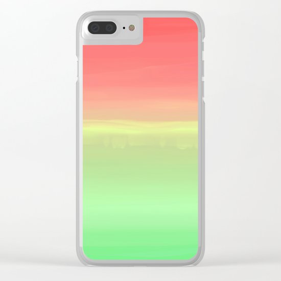 Summer Watermelon Clear iPhone Case