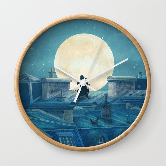 Rooftoppers Wall Clock