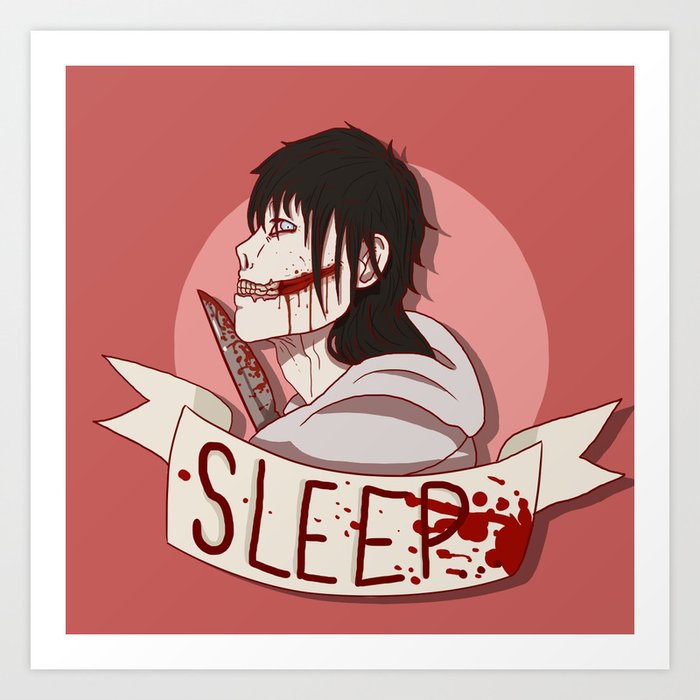 Jeff The Killer - Go to Sleep Poster for Sale by StatueGalaxy