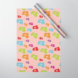 High Contrast Donuts Wrapping Paper