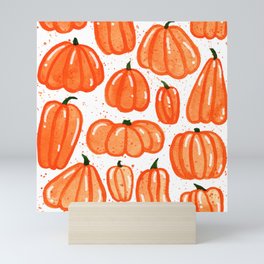 Fall Pumpkins Mini Art Print