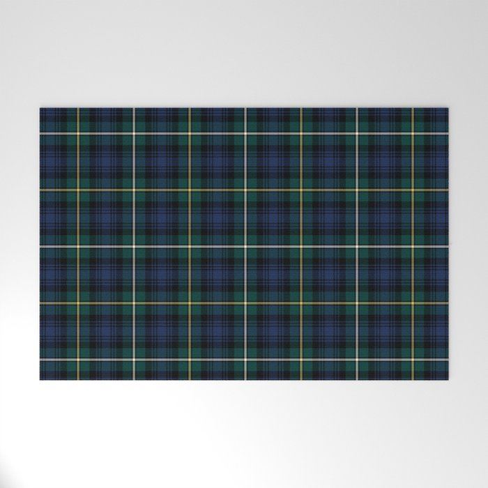 Clan Campbell Tartan Welcome Mat