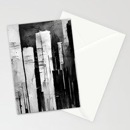 Abstract Barn Wall Stationery Cards