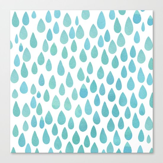 Raindrops Canvas Print