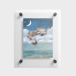 A Sloth's Dream Floating Acrylic Print