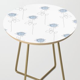 Blue Rose Side Table