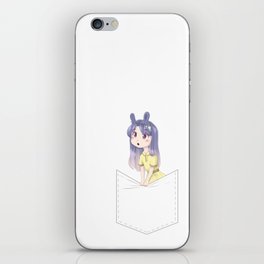 Little Bunny Girl In The Pocket iPhone Skin