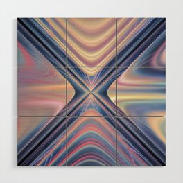 Metallic reflection Wood Wall Art