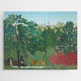 Henri Rousseau "The Waterfall" Jigsaw Puzzle