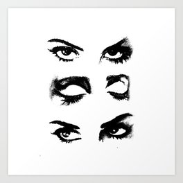 Lana del rey's eyes Art Print