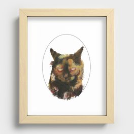 Kitty kitty Recessed Framed Print