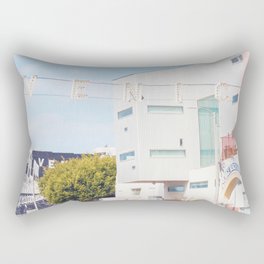 Vintage Venice Beach California Print Rectangular Pillow