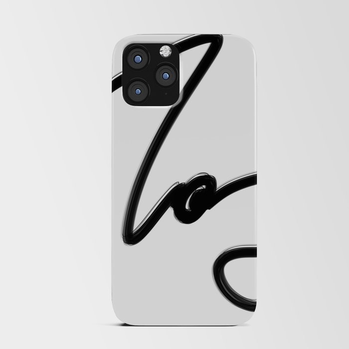 Lucky Abstract Line Drawing  iPhone Card Case