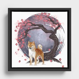 Dog Collection - Japan - Shiba Inu (#1) Framed Canvas