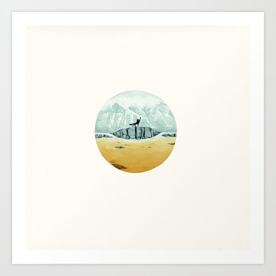le loup Art Print