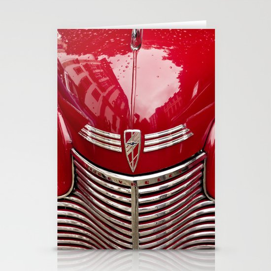 red chevy Stationery Cards