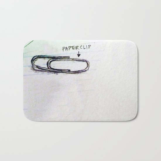 Paper Clip Bath Mat