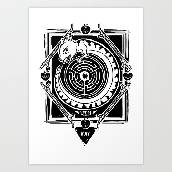 MambaSphynx Art Print