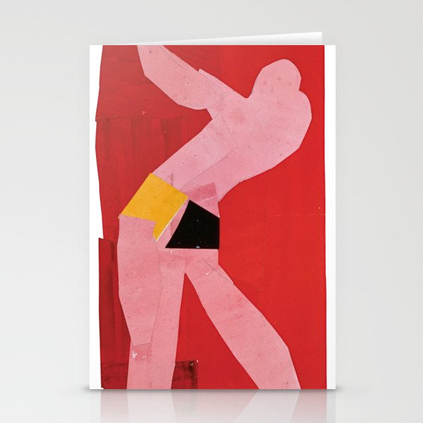 Small Dancer on a Red Background 1937, Cut Outs by Henri Matisse, Artwork Design, Poster Tshirt, Tee Stationery Cards