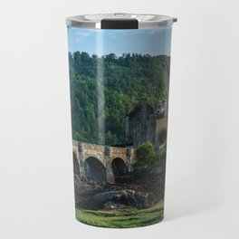 Great Britain Photography - Castle Among The Green Majestic Landscape  Travel Mug
