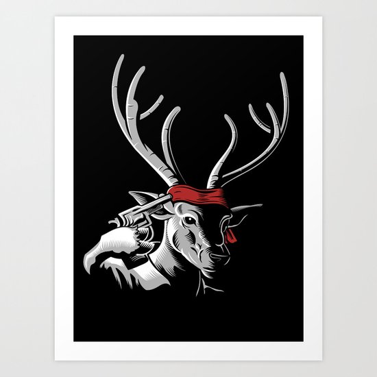 The Deer Hunter Art Print