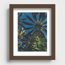 The Palm Tree Recessed Framed Print