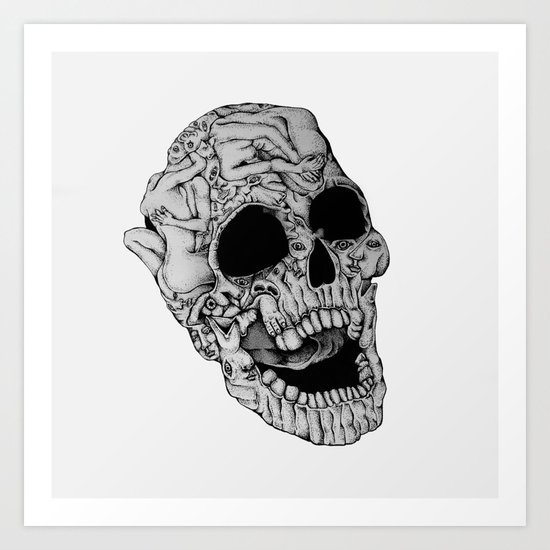 Skull Art Print