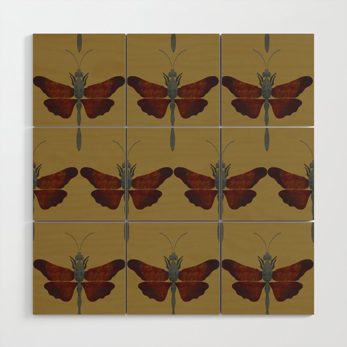 Dragonfly Pattern 1.0 Wood Wall Art
