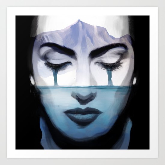 Kate Winslet Art Print