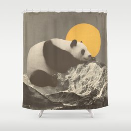 Panda's Nap Shower Curtain