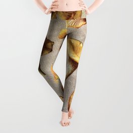 Holy Shiitake! They're Really Chantrelles!  Leggings