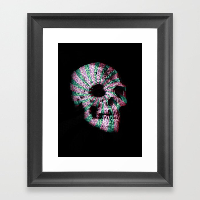 skull. Framed Art Print