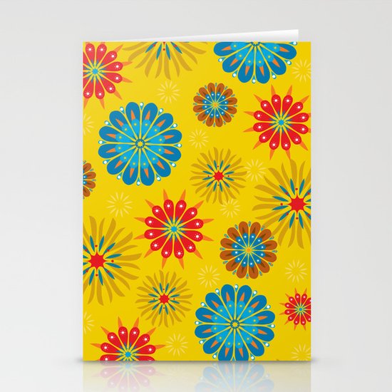 Psycho Flower Gold Stationery Cards