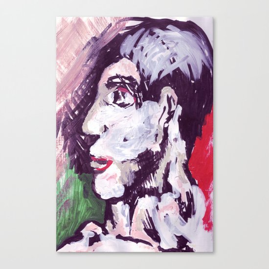 Stage performer Canvas Print