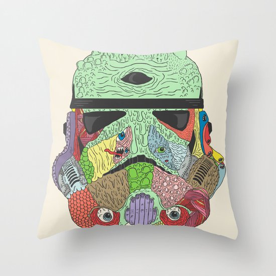 Gore Trooper Throw Pillow