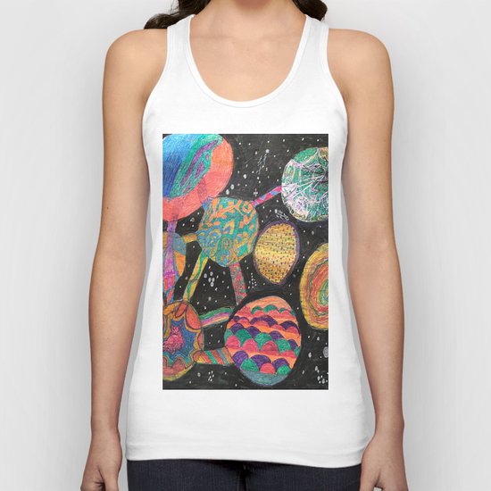 Space Travel Unisex Tank Top