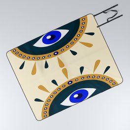 Mystical eyes Picnic Blanket