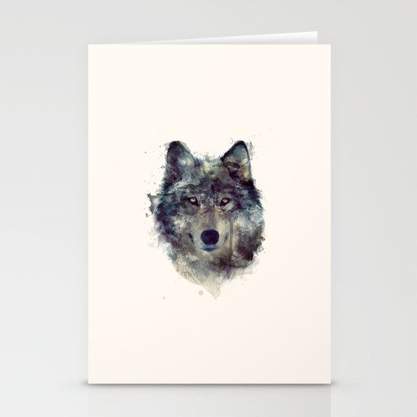 Wolf // Persevere  Stationery Cards