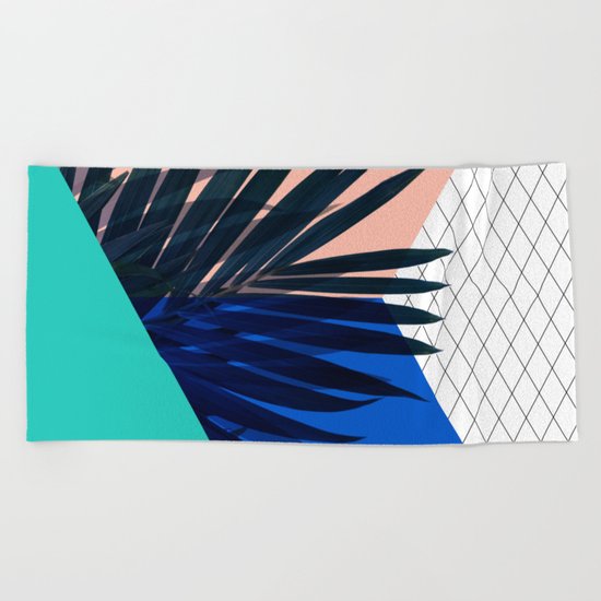 Eclectic Geometry Beach Towel