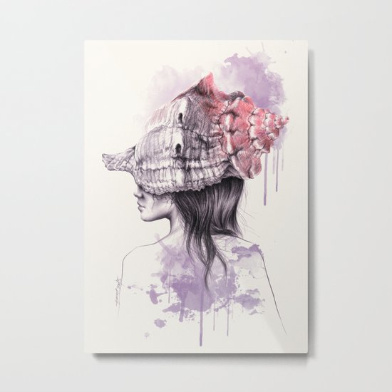 Inside my shell Metal Print