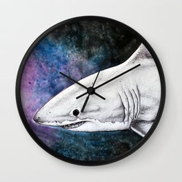 Galaxy Shark Wall Clock