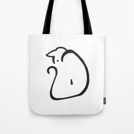 Cat Loss Illustration Tote Bag